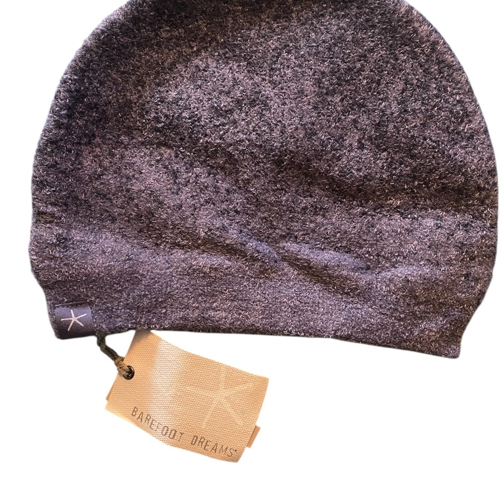 Barefoot Dreams Charcoal Knit Beanie